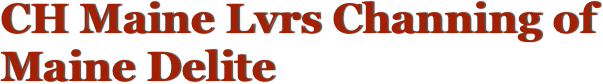 CH Maine Lvrs Channing of Maine Delite  Maine Coon Cats, Meet the Queens ...